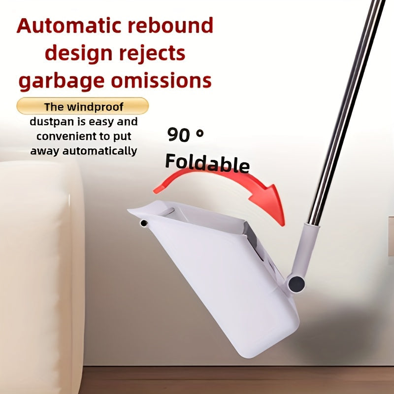 3-in-1 Home Cleaning Kit Broom Dustpan Brush-3