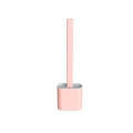 Household cleaning expert silicone wall-mounted toilet brush creative cleaning brush set soft plastic brush long handle brush-0