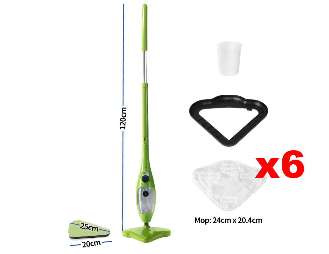 Steam Mop Handheld Carpet Cleaner High Pressure Steamer Floor Cleaning 1300W-4